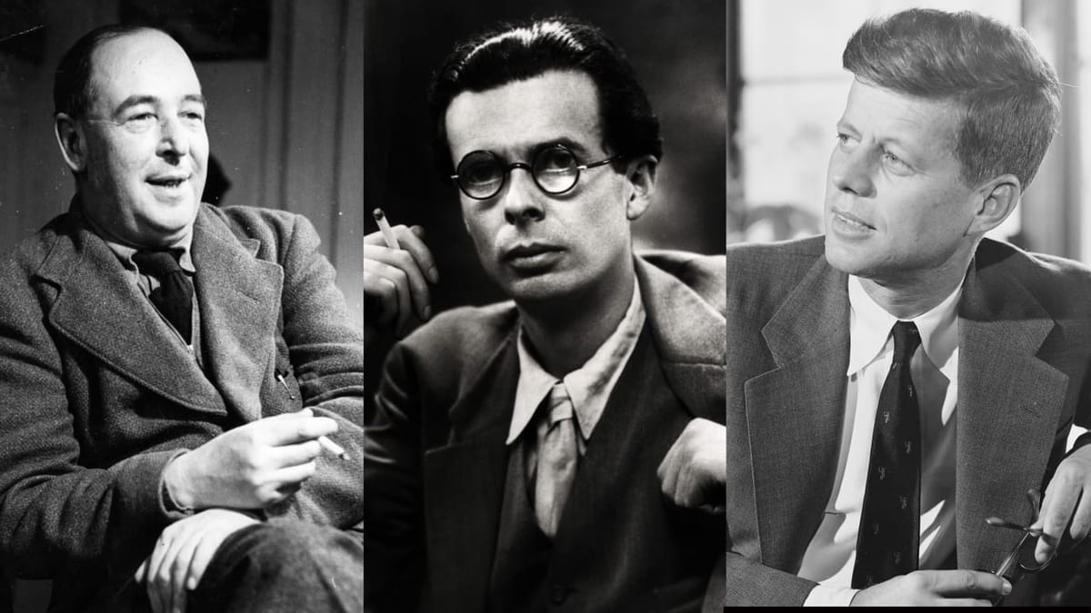A data que uniu JFK, Aldous Huxley e C.S. Lewis