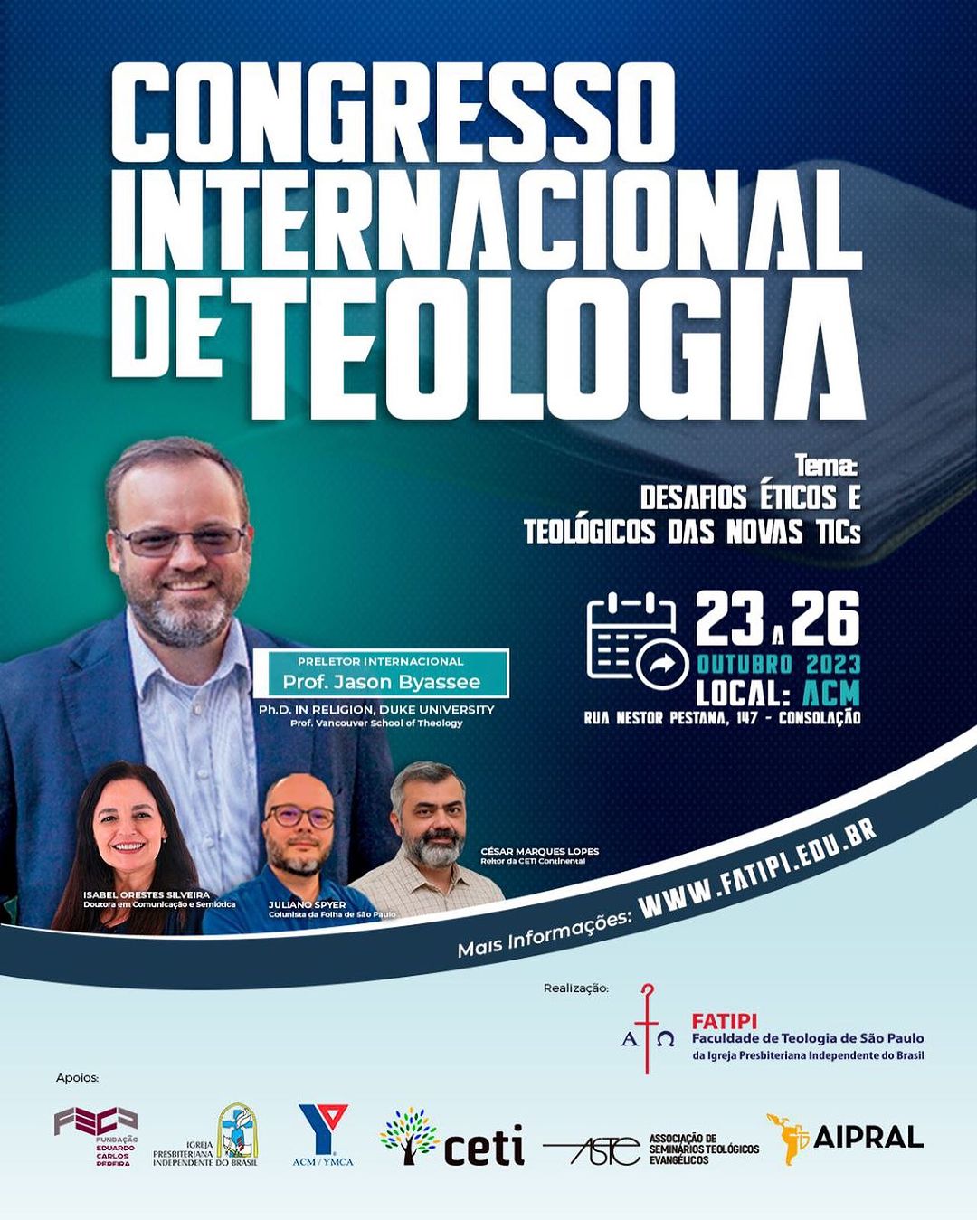 EVENTO - CONGRESSO INTERNACIONAL DE TEOLOGIA